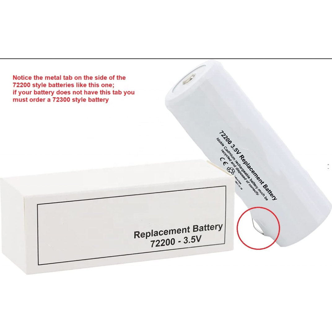 72200 Welch Allyn RHINO POWER NICD 3.6V 800mah Battery for Welch Allyn Medical Battery for Replacement Medical Device Battery