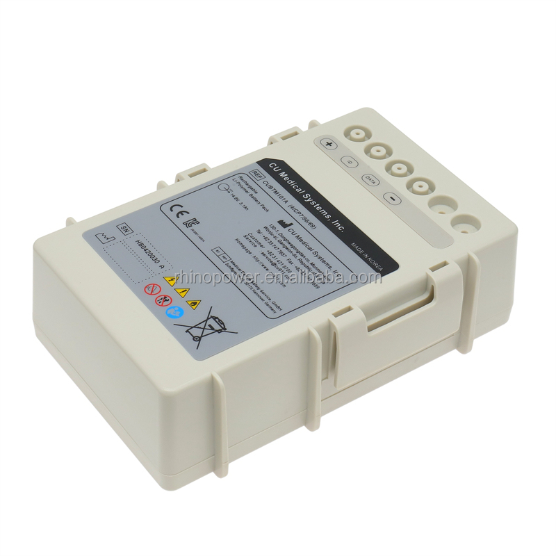 CUBTM102A RHINO POWER HIGH CAPACITY Replacement Battery for CU Medical Defibrillator Lifegain CU-HD1 CUBTM102A CUBTM101A