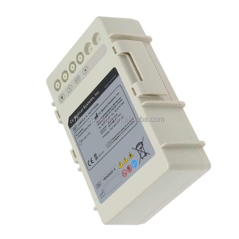 CUBTM102A RHINO POWER HIGH CAPACITY Replacement Battery for CU Medical Defibrillator Lifegain CU-HD1 CUBTM102A CUBTM101A