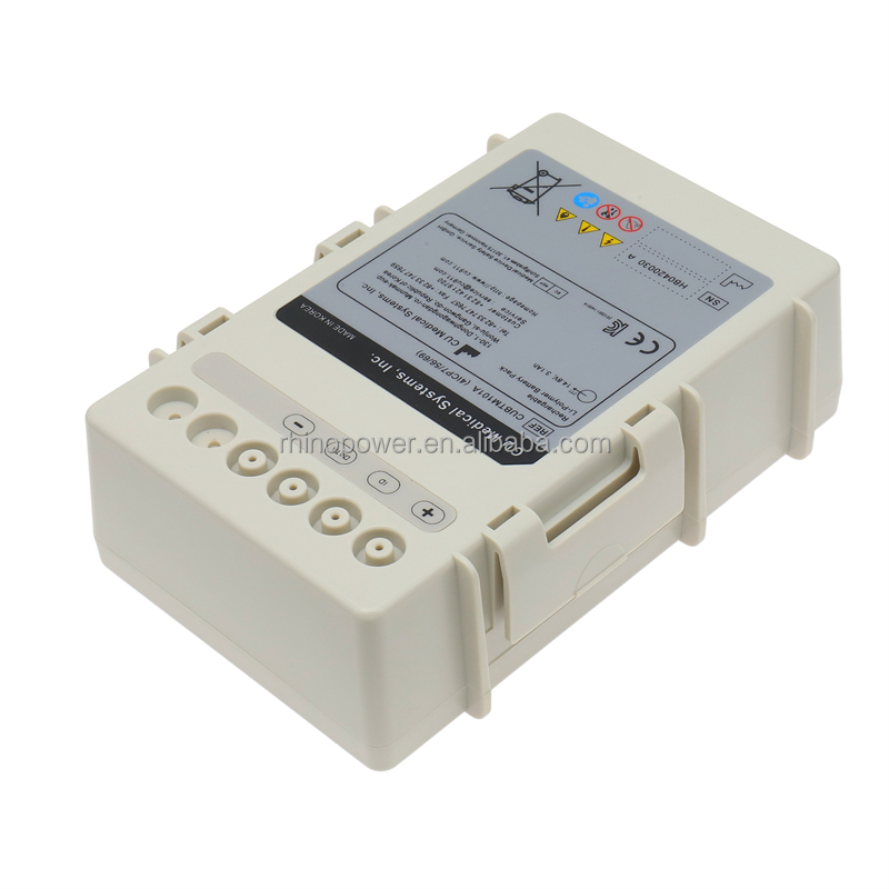 CUBTM102A RHINO POWER HIGH CAPACITY Replacement Battery for CU Medical Defibrillator Lifegain CU-HD1 CUBTM102A CUBTM101A