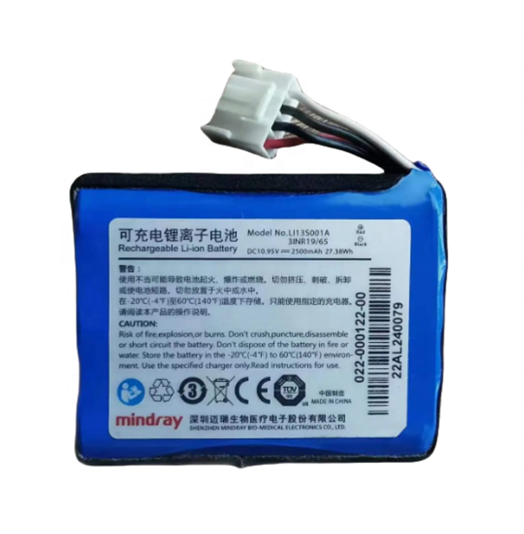 LI13S001A RHINO POWER BATTERY for Mindray 3ICR18/65 115-037895-00 022-000122-00 BeneHeart R3 R3A UMEC10 MEC6 Umec6 UMEC12 UMEC15