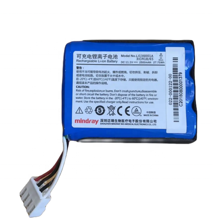LI13S001A RHINO POWER BATTERY for Mindray 3ICR18/65 115-037895-00 022-000122-00 BeneHeart R3 R3A UMEC10 MEC6 Umec6 UMEC12 UMEC15
