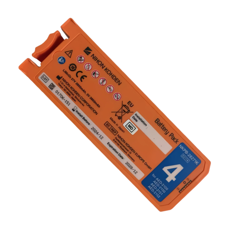 NKPB-28271K RHINO POWER BATTERY for NIHON KOHDEN 27V 2800mAh NKPB-28271K SB-214VK AED-2150 AED-2150P AED-2150K AED-2100K