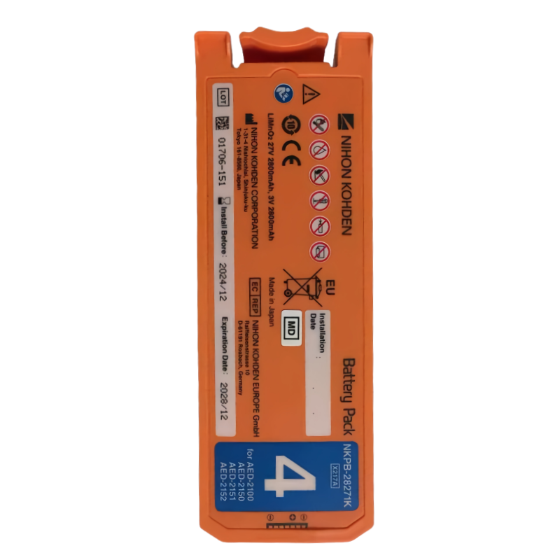 NKPB-28271K RHINO POWER BATTERY for NIHON KOHDEN 27V 2800mAh NKPB-28271K SB-214VK AED-2150 AED-2150P AED-2150K AED-2100K