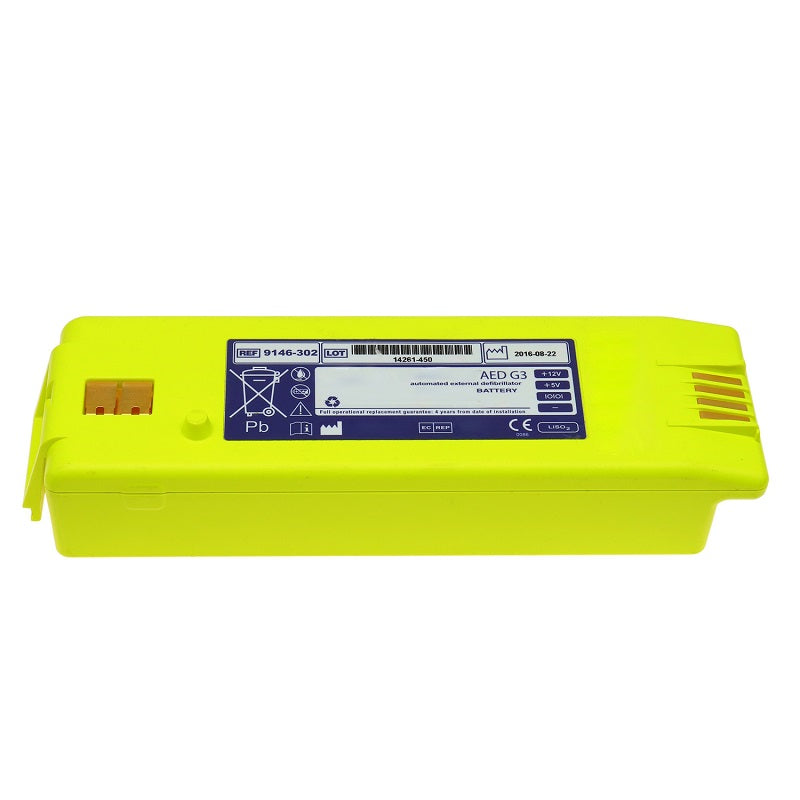 100% BRAND NEW POWERHEART AED G3 RHINO POWER BATTERY FOR CARDIAC SCIENCE 9142, 9143, 9146, 9146-102, 9146-202, 9146-302, 9146-303, 9300E