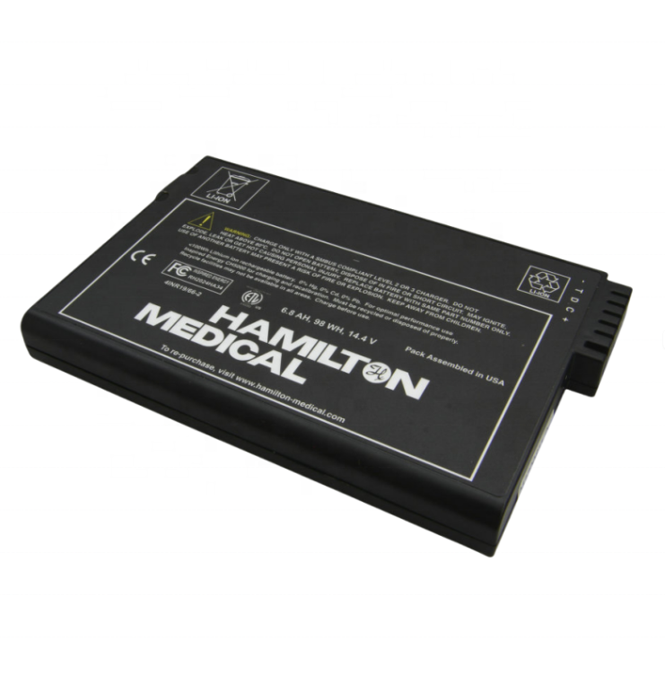369106 RHINO POWER Battery for Hamilton C2 C3 NL2024 Electric-driven Ventilators G5 S1 Inspired-energy 369104 14.4V 7.8AH LI-ION