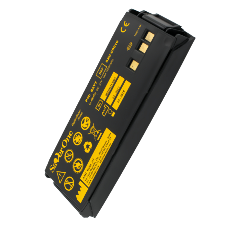 SAV-C0010 RHINO POWER High-Quality Battery for SaverOne Li-MnO2 1200mAh Lithium Battery; SAV-C0010 for SaverOne Defibrillators.