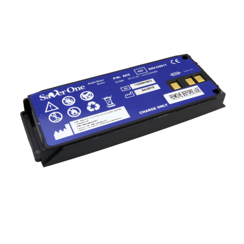 SAV-C0011 RHINO POWER High-Quality Battery for SaverOne Li-MnO2 2100mAh Lithium Battery; SAV-C0011 for SaverOne Defibrillators
