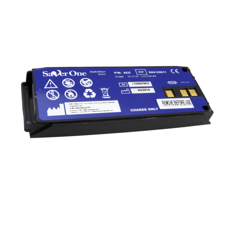 SAV-C0011 RHINO POWER High-Quality Battery for SaverOne Li-MnO2 2100mAh Lithium Battery; SAV-C0011 for SaverOne Defibrillators