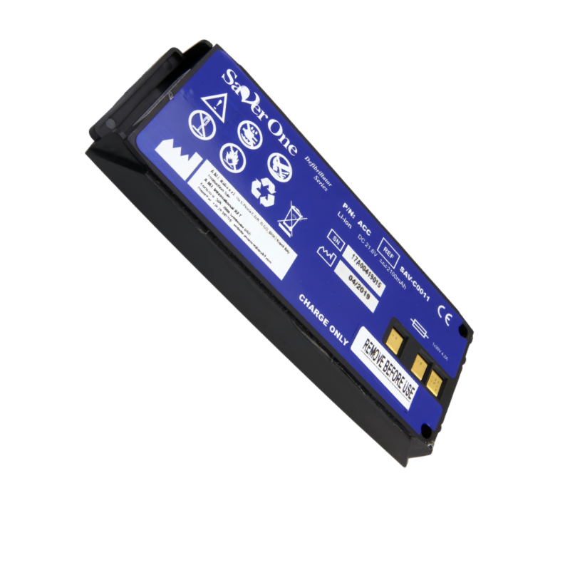 SAV-C0011 RHINO POWER High-Quality Battery for SaverOne Li-MnO2 2100mAh Lithium Battery; SAV-C0011 for SaverOne Defibrillators