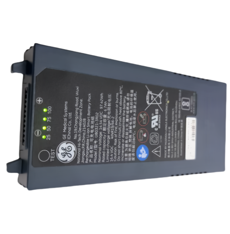 U80321 RHINO POWER BATTERY for GE 5451284 Rev3 14.4V 4.1Ah 10-pin U80321-3R01 5451284 5451284-2 Rev4 Logiq E ULTRASOUND MACHINE