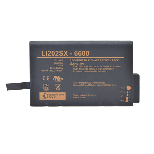 LI202S-6600 RHINO POWER 10.8V 6600mAh Compatible Medical Machine Battery For Suresign VS3 Li202SX LI202S-6600