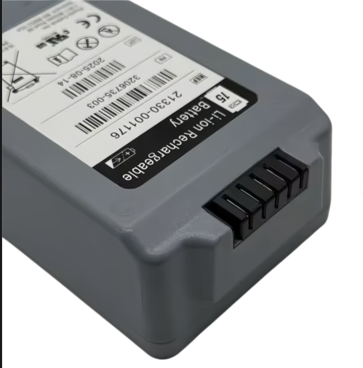 Lifepak 15 RHINO POWER battery, suitable for Physio-Control, First Med, and Meditronic monitors and defibrillators 21330-001176, 10.8V 6AH lithium-ion battery.